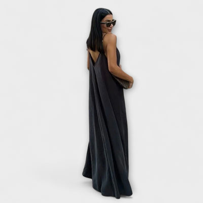 לילך | שמלת מקסי משי רכה ומחמיאה