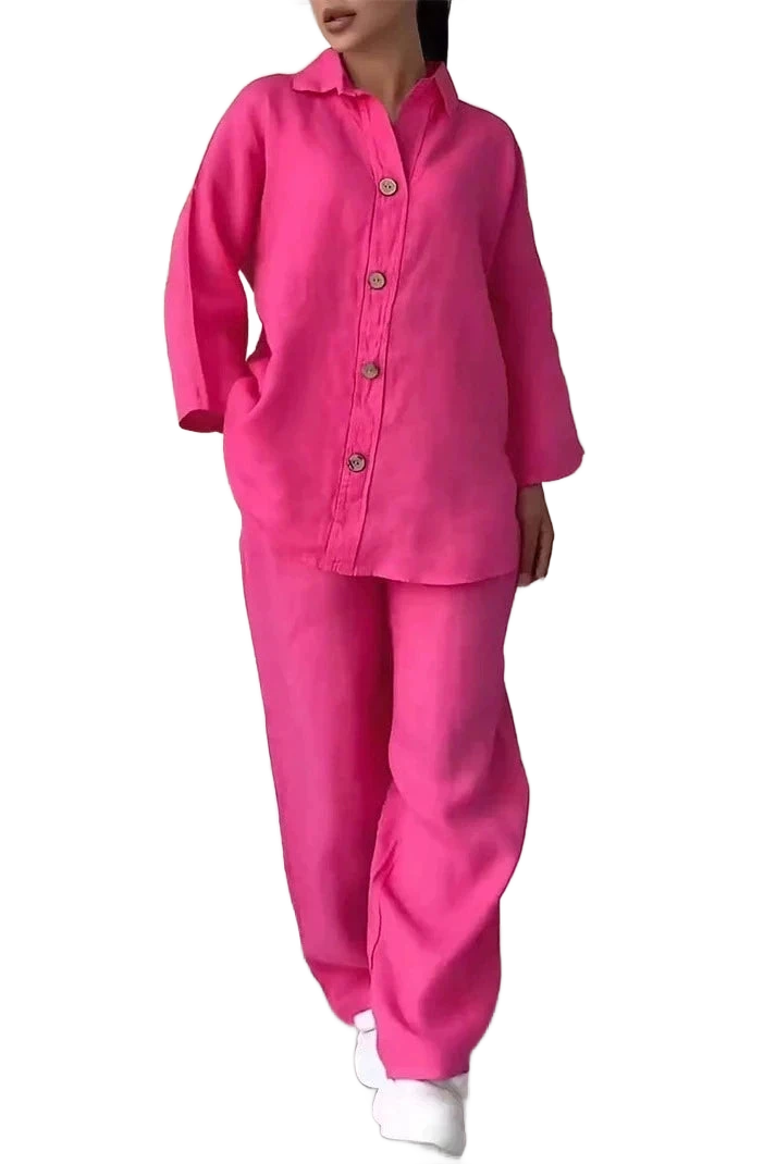 Amar™ Ravit - סט כותנה לין נושם