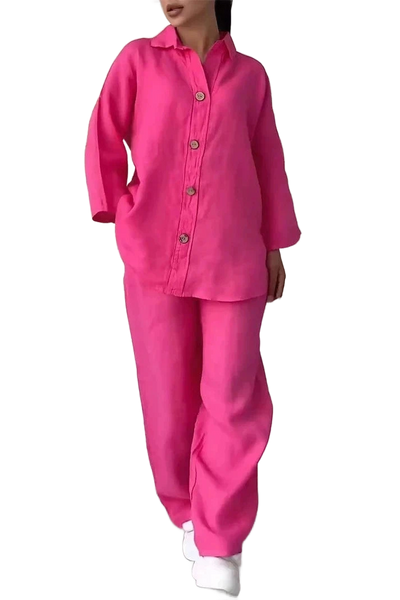 Amar™ Ravit - סט כותנה לין נושם