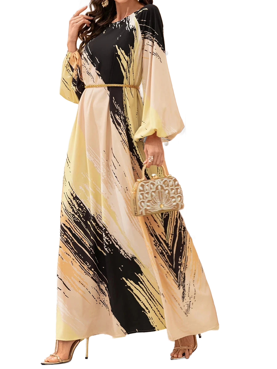 Amar™ Ronit - שמלת מקסי פרחונית אלגנטית