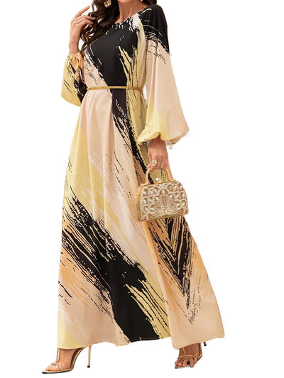 Amar™ Ronit - שמלת מקסי פרחונית אלגנטית