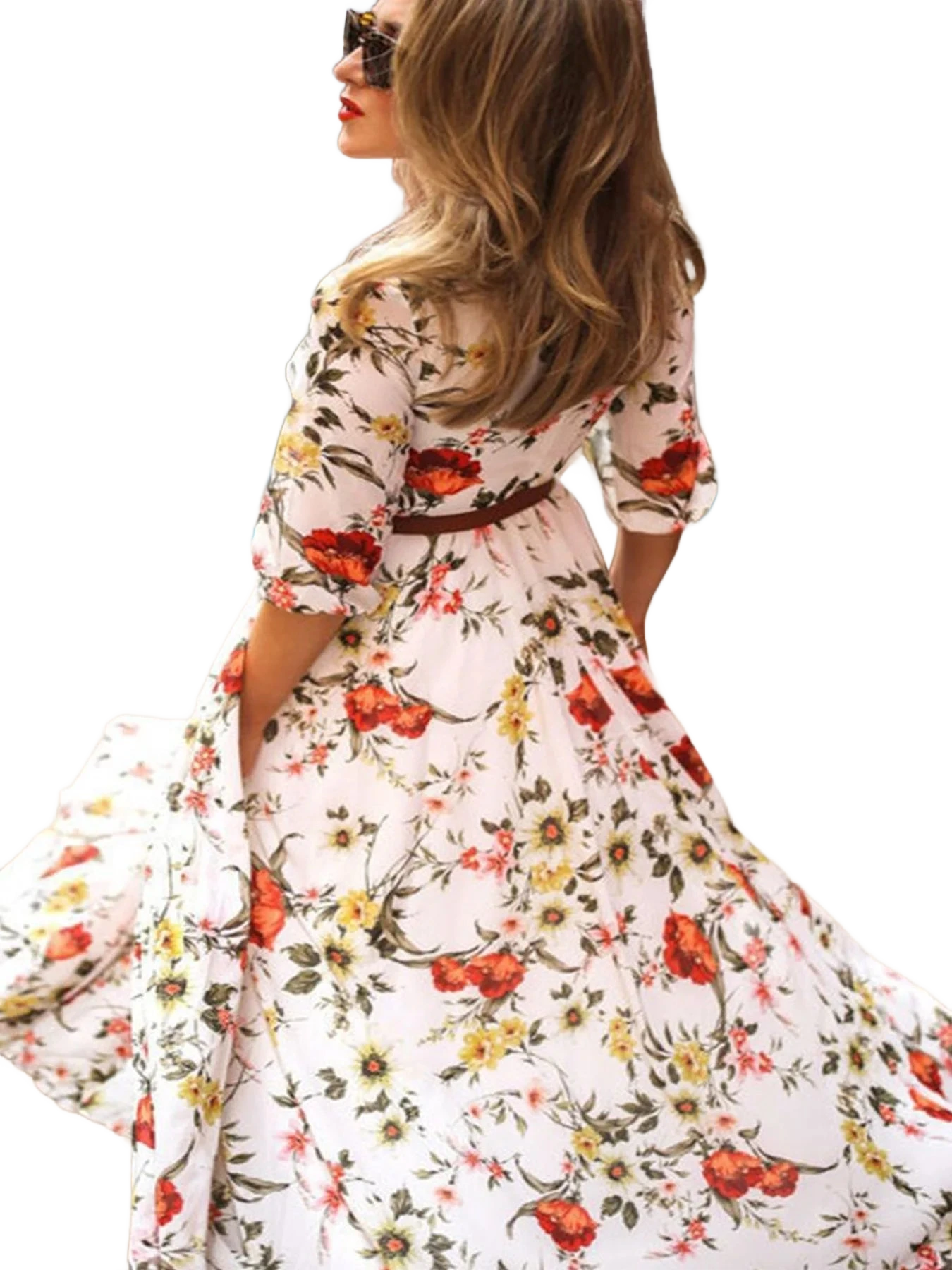 Amar™ Pazya - שמלה פרחונית אלגנטית