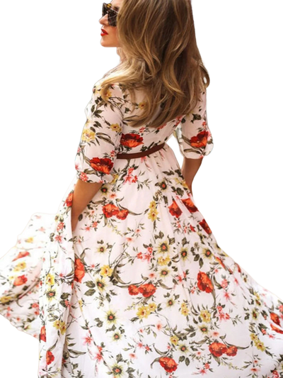 Amar™ Pazya - שמלה פרחונית אלגנטית