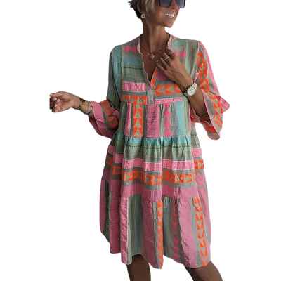 Amar™ Nitza - שמלת מיני עם פרטים קפלים