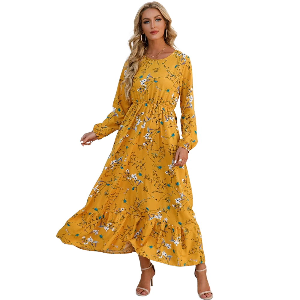 Amar™ Leah - שמלות מקסי בדי פרחים בוהו