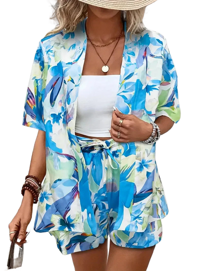 Amar™ Chaya - סט חולצה ומכנסיים מודפס