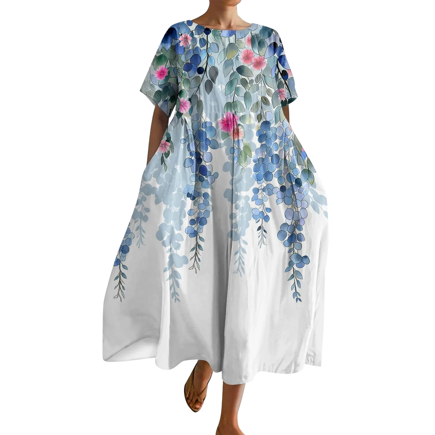 Amar™ Ravit - שמלת גרדיאנט עם כיסים