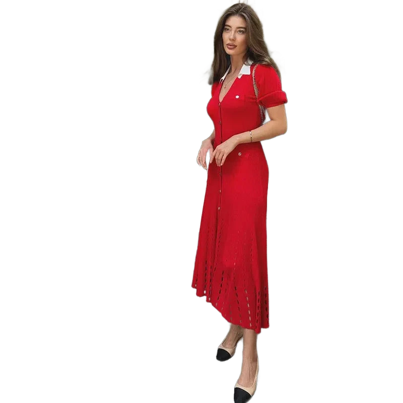 Amar™ Kochava - שמלה סרוגה אלגנטית