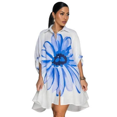 Amar™ Avigail - שמלת חולצה קז'ואל