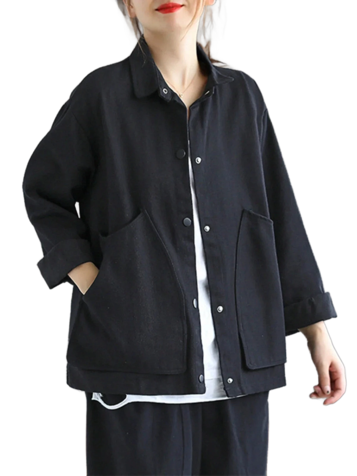 Amar™ Shira - מעיל ארוך עם שרוולים ארוכים