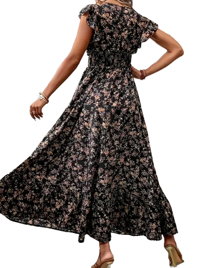 Amar™ Ayala - שמלת קיץ אלגנטית בפרינט פרחוני