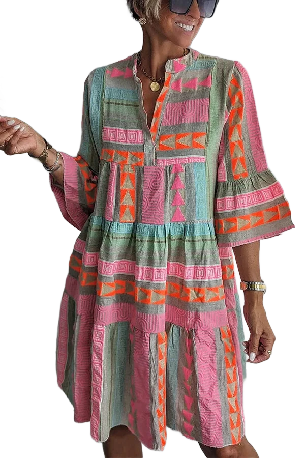 Amar™ Nitza - שמלת מיני עם פרטים קפלים