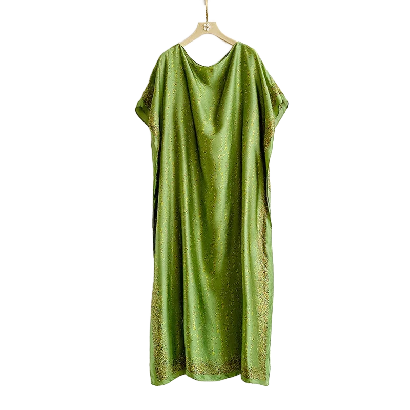 Amar™ Lior - שמלות מקסי מבד סטן פרחוני