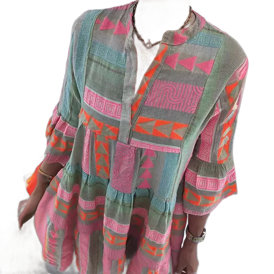 Amar™ Nitza - שמלת מיני עם פרטים קפלים