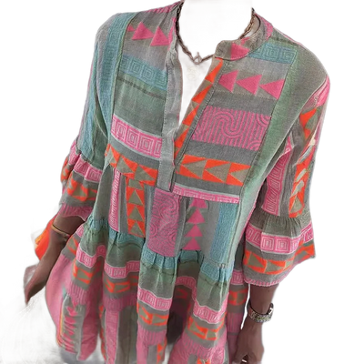 Amar™ Nitza - שמלת מיני עם פרטים קפלים