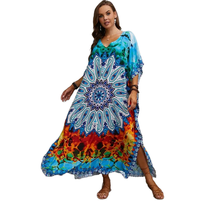 Amar™ Talia - שמלת קפטן חוף במידות גדולות