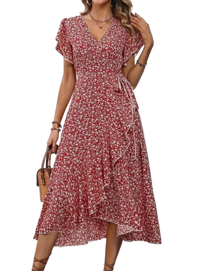 Amar Adina - שמלה קיצית מחמיאה ואלגנטית