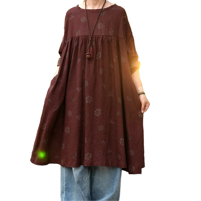 Amar™ Rachel - שמלה משוחררת מודפסת