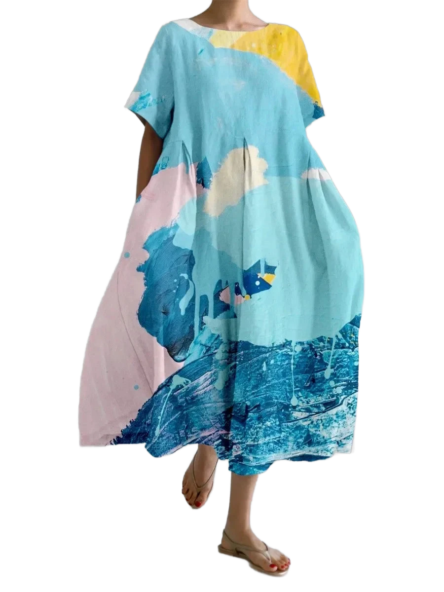 Amar™ Adina - שמלת קיץ נשית אלגנטית