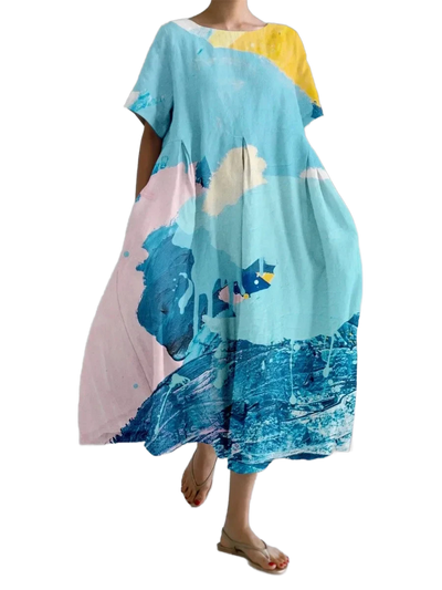 Amar™ Adina - שמלת קיץ נשית אלגנטית