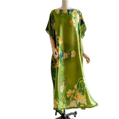 Amar™ Lior - שמלות מקסי מבד סטן פרחוני