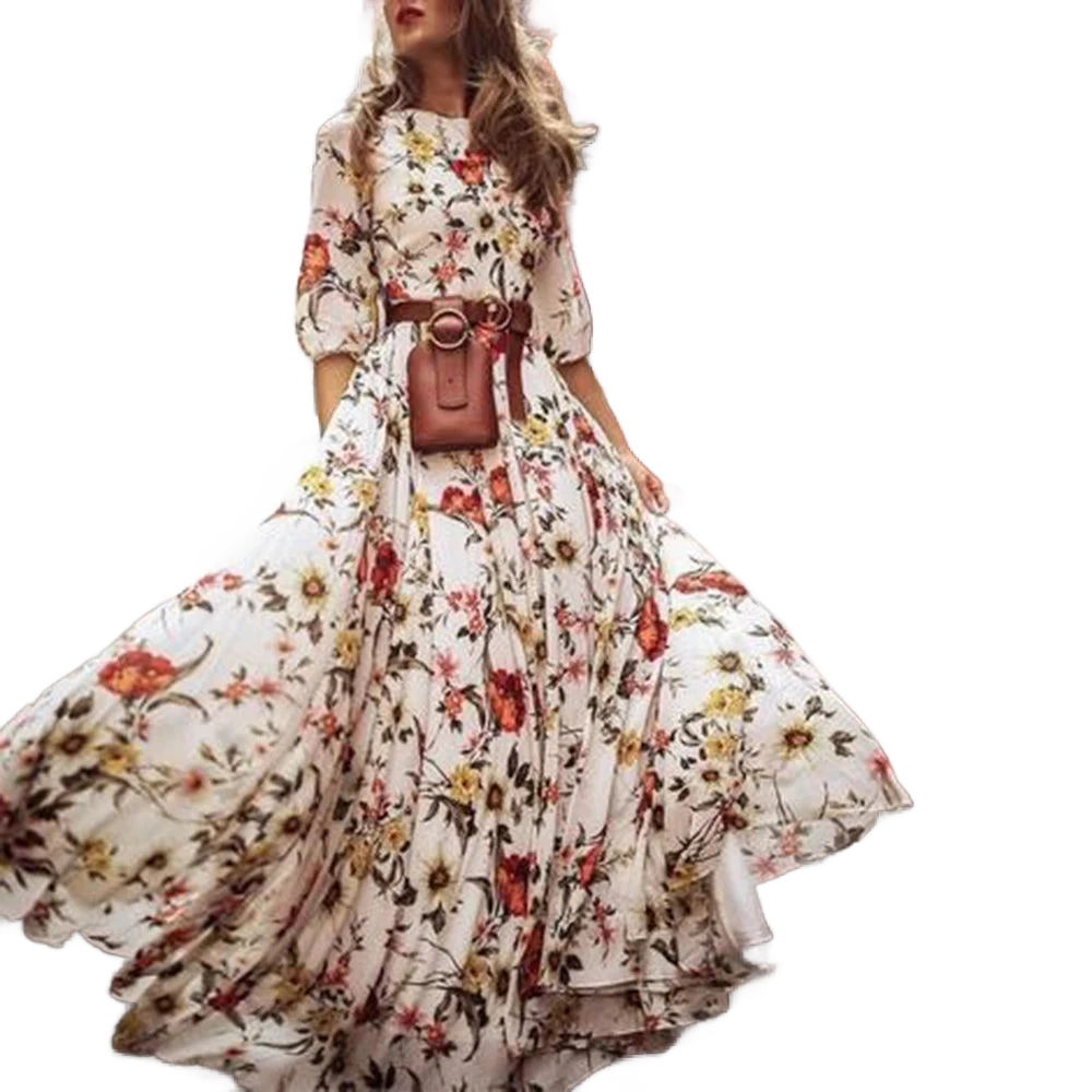 Amar™ Ophira - שמלת מקסי מחטבת ואלגנטית