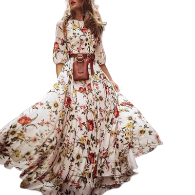 Amar™ Ophira - שמלת מקסי מחטבת ואלגנטית