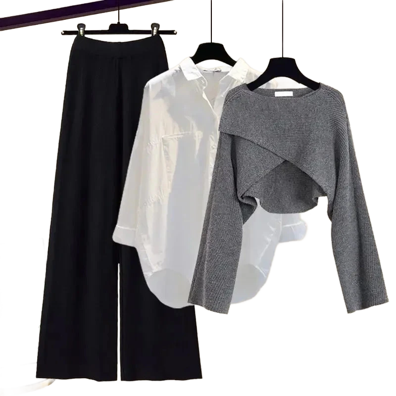 Amar™ Liora - סט תלת-חלקי נוח ורך עם שרוולים ארוכים