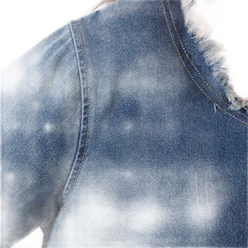 Amar Ora - שמלת ג'ינס רחבה עם כיסים