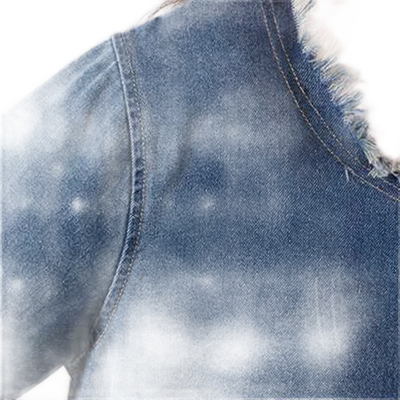 Amar Ora - שמלת ג'ינס רחבה עם כיסים