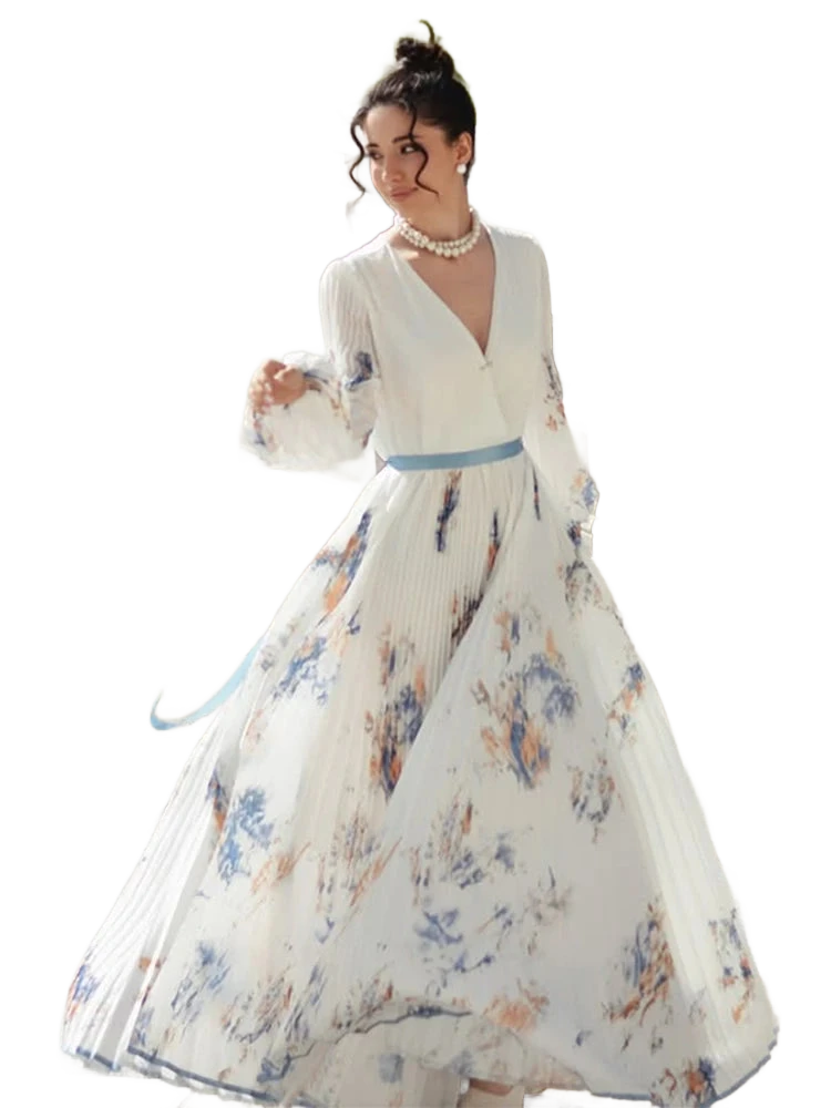 Amar™ Lila - שמלות מקסי בדי פרחים בוהו