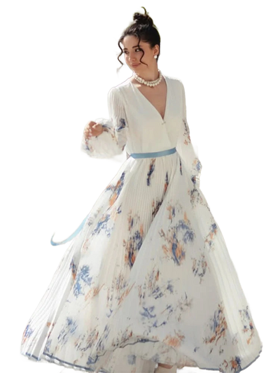 Amar™ Lila - שמלות מקסי בדי פרחים בוהו