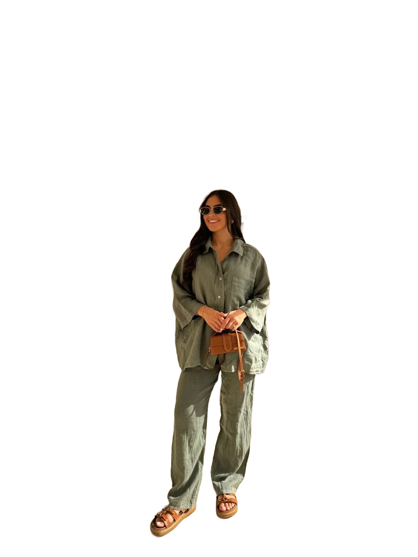 Amar™ Ravit - סט כותנה לין נושם