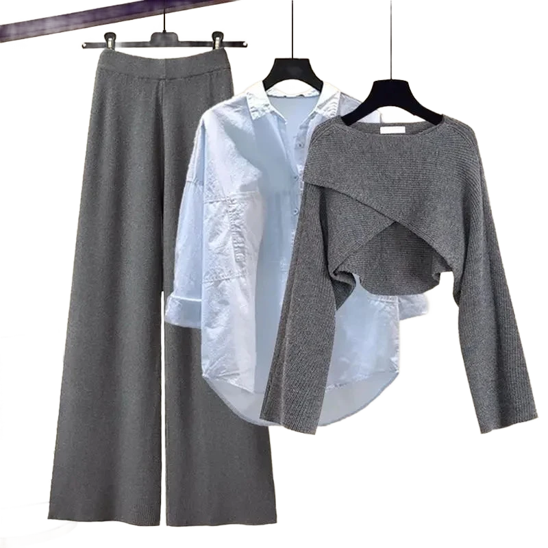 Amar™ Liora - סט תלת-חלקי נוח ורך עם שרוולים ארוכים