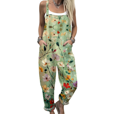 Amar Atara - אוברול פרחוני צבעוני וכובש