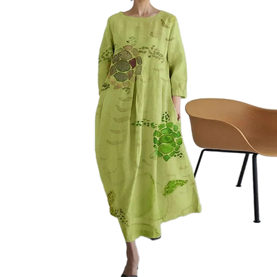 Amar™ Simcha - שמלת הדפס רחבה