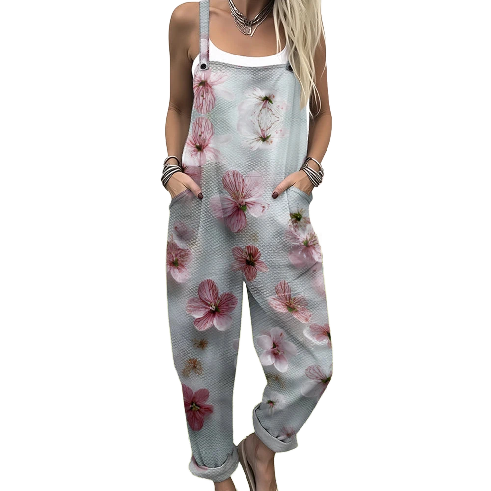 Amar Ronit - אוברול וינטג' פרחוני משוחרר