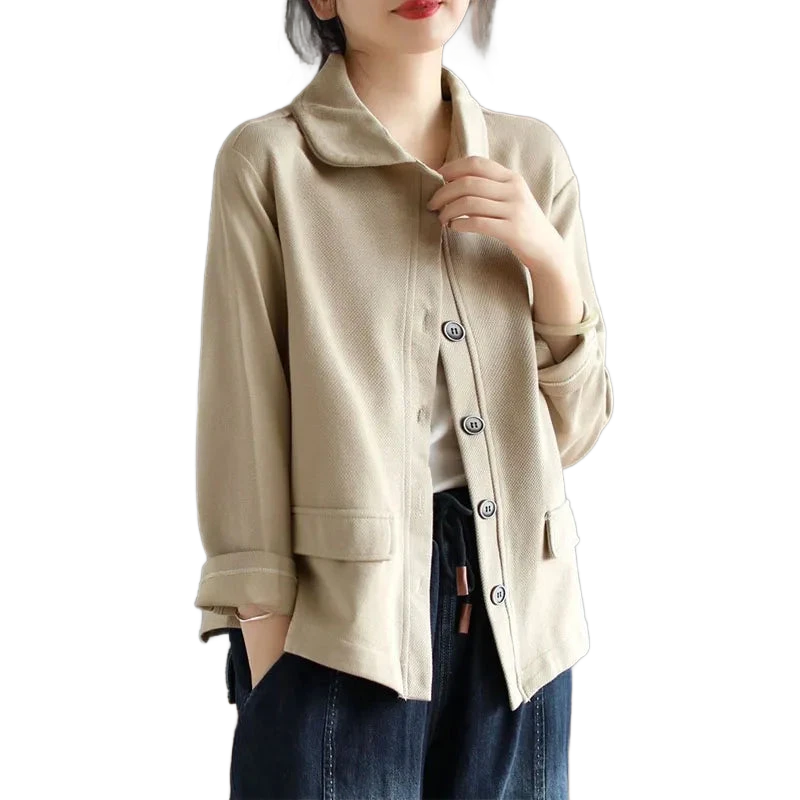 Amar™ Deborah - חולצת צוואר בובתית עם שרוול ארוך