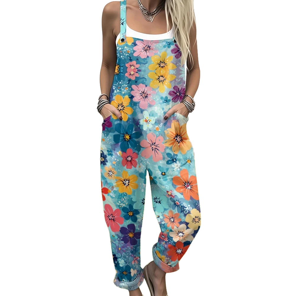 Amar Atara - אוברול פרחוני צבעוני וכובש