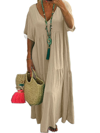 Amar™ Eden - שמלת מידי פליסה