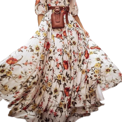 Amar™ Ophira - שמלת מקסי מחטבת ואלגנטית