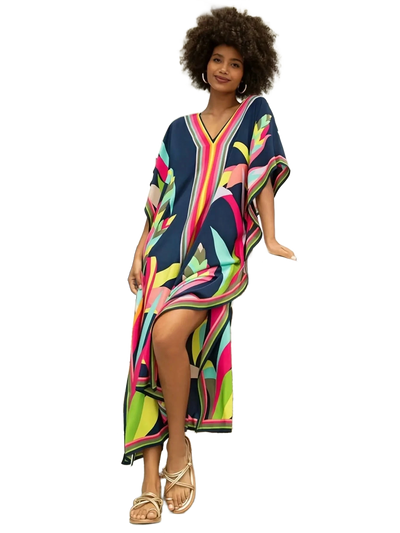 Amar™ Eden - שמלת קאפטן קיץ במידות גדולות