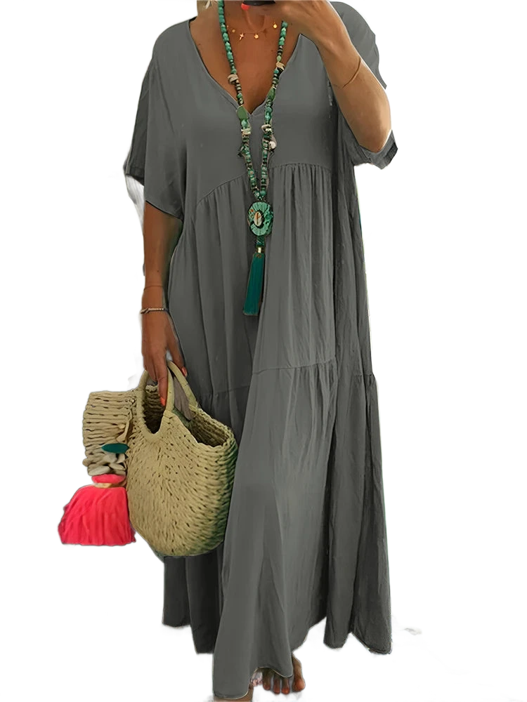 Amar™ Eden - שמלת מידי פליסה