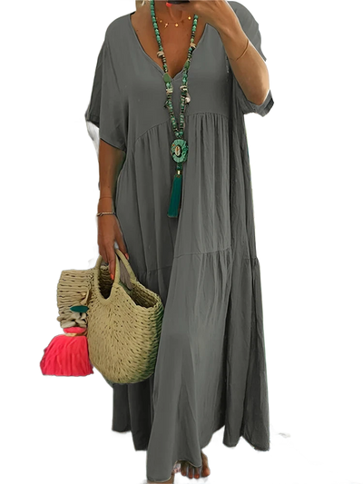 Amar™ Eden - שמלת מידי פליסה