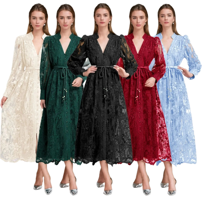 Amar™ Masha - שמלה עם תחרה פורמלית