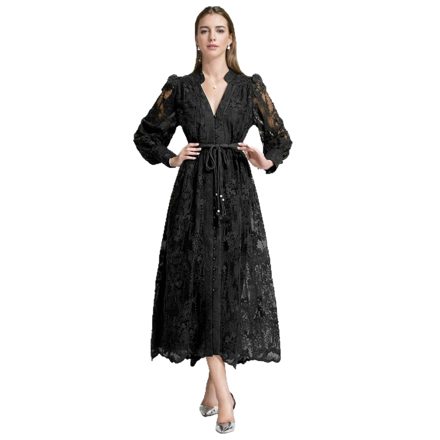 Amar™ Masha - שמלה עם תחרה פורמלית