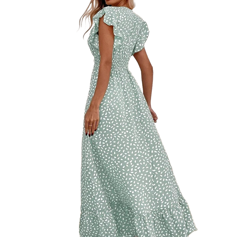 Amar™ Lihi - שמלה עם מחשוף V וקו מותן