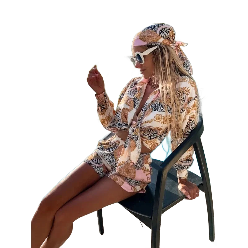 Amar™ Zohar - סט חולצה ומכנסיים מודפס