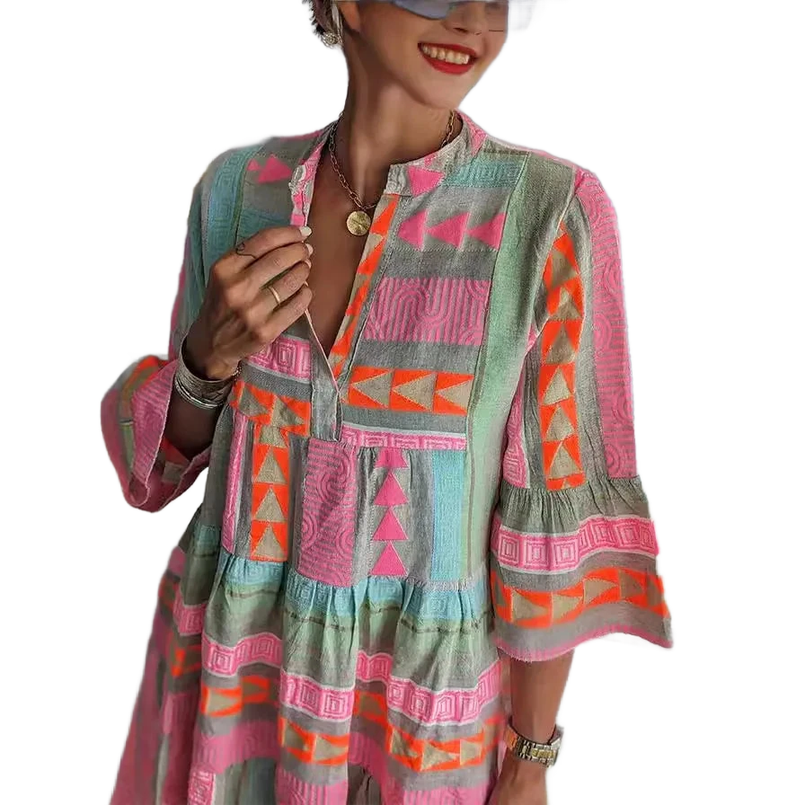 Amar™ Nitza - שמלת מיני עם פרטים קפלים