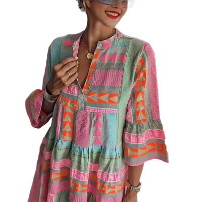 Amar™ Nitza - שמלת מיני עם פרטים קפלים